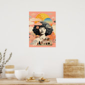 Afro Haven: Gemeinschaft umsetzen Poster (Küche)