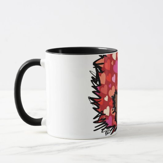 Afro Heart Tasse (Links)