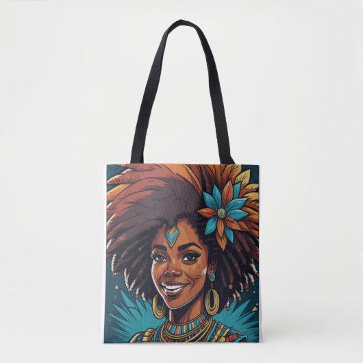 Afro Indigene Reise Tasche (Vorderseite)