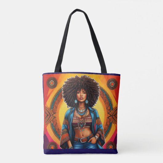 Afro Indigene Tasche (Rückseite)