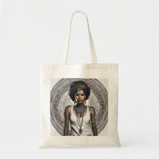 afro indischer Chic Tragetasche