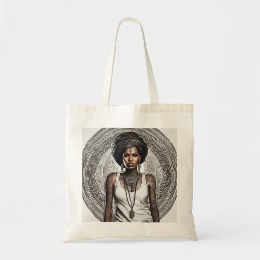 afro indischer Chic Tragetasche (Vorne)