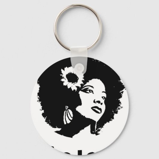 Afro Liebe Schlüsselanhänger (Vorderseite)