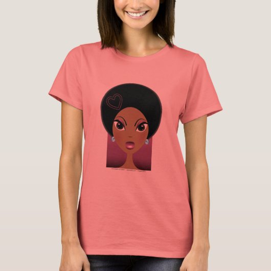 Afro Liebe T-Shirt (Vorderseite)