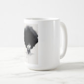 Afro-Mädchen Kaffeetasse (VorderseiteRechts)