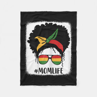 Afro Mama Life Black Mama Mütter D Fleecedecke
