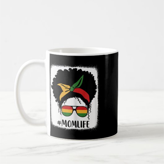 Afro Mama Life Black Mama Mütter D Kaffeetasse (Links)