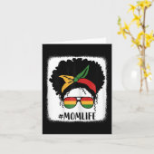 Afro Mama Life Black Mama Mütter D Karte (Gelbe Blume)