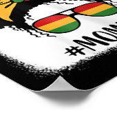 Afro Mama Life Black Mama Mütter D Poster (Ecke)