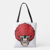 Afro-Man's Skull: Überreichlich Curly Red Hair Tasche (Rückseite)