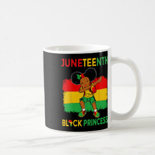 Afro Melanin Dabbing Girl Schwarze Prinzessin June Kaffeetasse