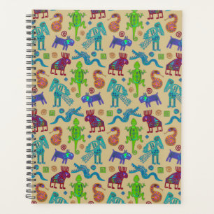 Afro-mexikanische Kultur Primitive Stammesmuster 1 Planer
