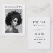 Afro-Mode Visitenkarte (Vorne/Hinten)