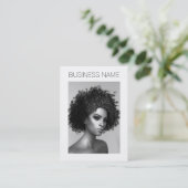 Afro-Mode Visitenkarte (Stehend Vorderseite)