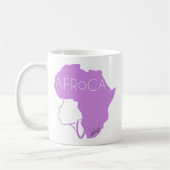 Afro Natural Black Hair Kaffeetasse (Links)