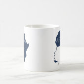 Afro Natural Black Hair Kaffeetasse (Mittel)