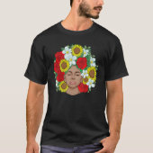 Afro Natural Black Hair Kind Prix Melanin Blume T-Shirt (Vorderseite)