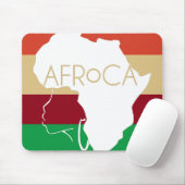 Afro Natural Black Hair Mousepad (Mit Mouse)