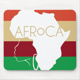Afro Natural Black Hair Mousepad