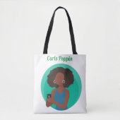 Afro Natural Hair Curls Tasche (Vorderseite)