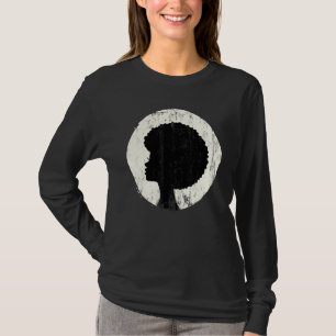 Afro Natural Hair Prix Art Black Women Stolz T-Shirt