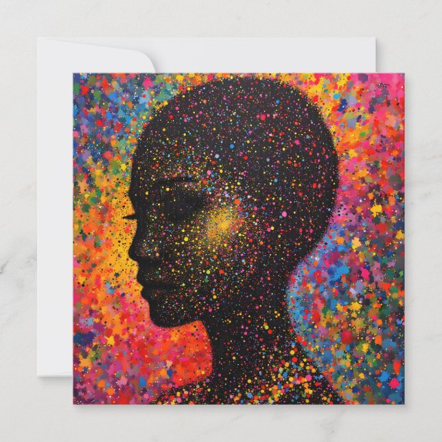 Afro Nebula Flüstern – Black History Feier (Vorderseite)