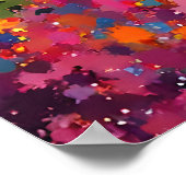 Afro Nebula Flüstern – Black History Feier Poster (Ecke)