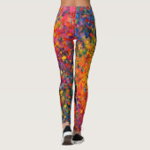 Afro Nebula Flüstern – Feier der schwarzen Geschic Leggings (Rückseite)