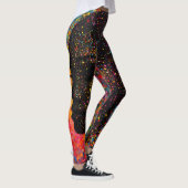 Afro Nebula Flüstern – Feier der schwarzen Geschic Leggings (Rechts)