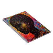 Afro Nebula Flüstern – Feier der schwarzen Geschic Notizblock (Rechte Seite)