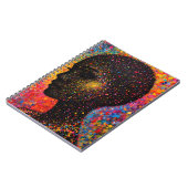 Afro Nebula Flüstern – Feier der schwarzen Geschic Notizblock (Linke Seite)