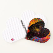 Afro Nebula Whisper – Black History Celebration Notizblock (Innenseite)