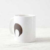 Afro Orange das MUSEUM Zazzle Geschenke Kaffeetasse (Vorderseite Links)