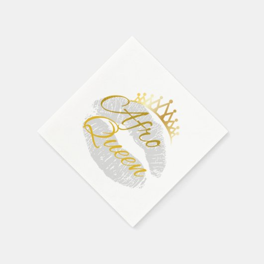 Afro Party Napkins Serviette (Ecke)