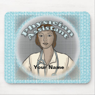 Afro Physician Assistant individuelle Name Mousepad
