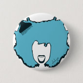 Afro Pick Button (Vorderseite)