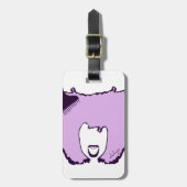 Afro Pick Gepäckanhänger (Vorderseite vertikal)