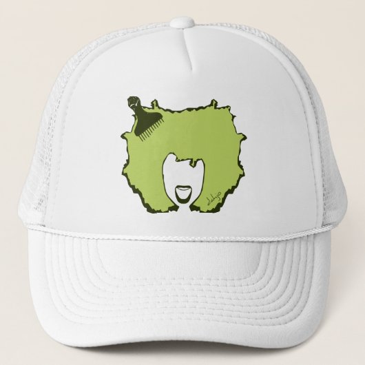 Afro Pick Truckerkappe (Vorderseite)