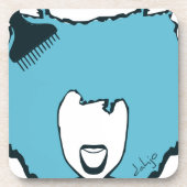 Afro Pick Untersetzer (Vorderseite)