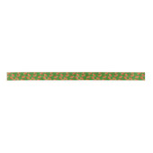 Afro Pop Ankara Fan Pattern Design Satin Ribbon Satinband (Vorderseite)