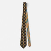 Afro Pop Cool Geometric Tribal Design Neck Tie Krawatte (Vorderseite)