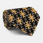 Afro Pop Cool Geometric Tribal Design Neck Tie Krawatte (Gerollt)
