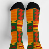 Afro Pop Farbige Kente Socken (Oben)