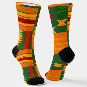 Afro Pop Farbige Kente Socken