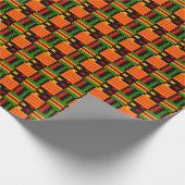 Afro Pop Modern Kente Style Geschenkpapier (Ecke)