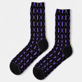Afro-Pop-Moderne Mudcloth-Socken Socken (Linkes Detail)