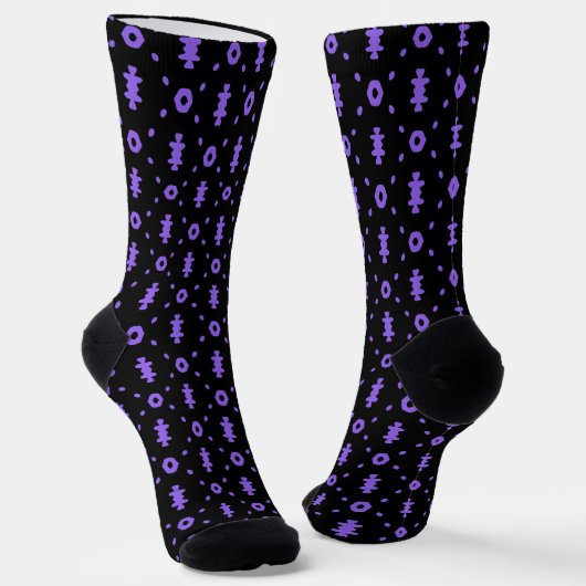 Afro-Pop-Moderne Mudcloth-Socken Socken (Gewinkelt)