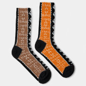 Afro-Pop-Moderne-Mudcloth-Socken Socken (Rechts)