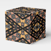 Afro Pop Modernes Bogolan-Mud-Design Geschenkschachtel (Vorderseite)