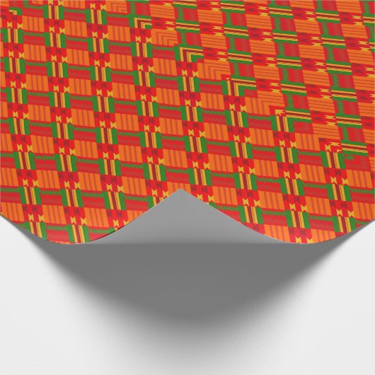 Afro Pop Supreme Caliente Wrapping Paper Geschenkpapier (Ecke)